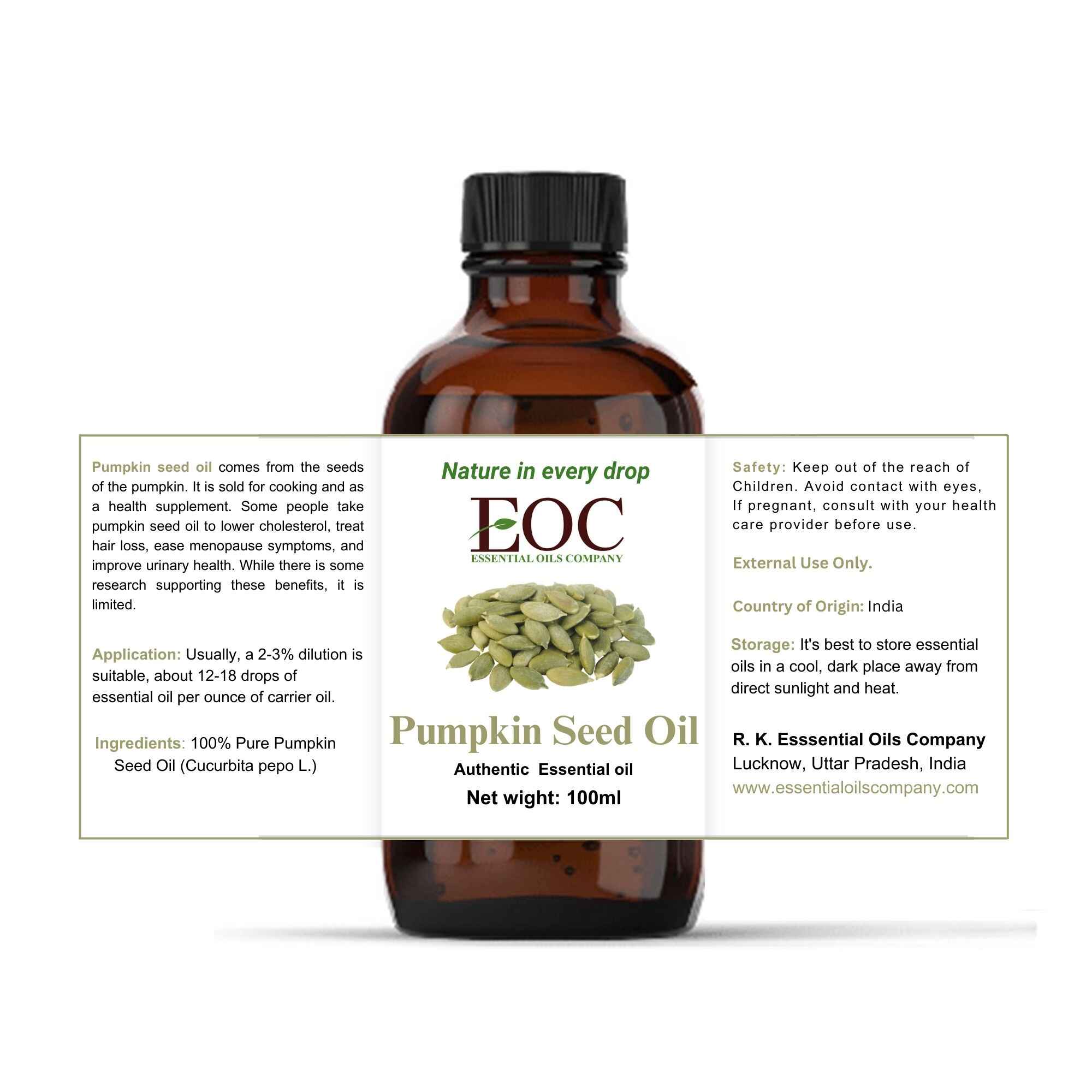 Pumpkin Seed Oil - R K Essential Oil